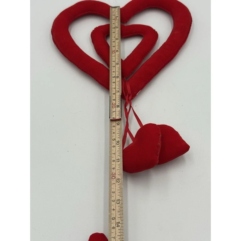Vintage Heart Within Heart Spinning Hanger Valentine Decoration